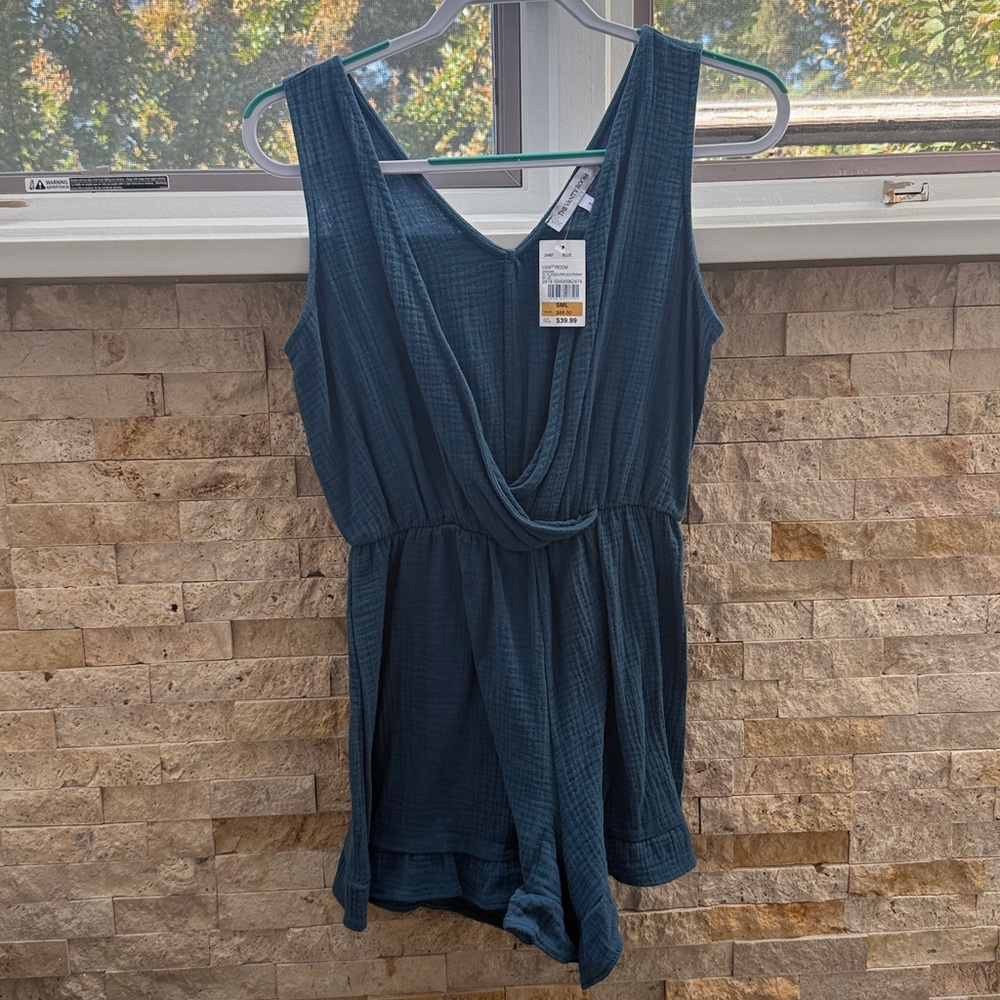 Romper blue